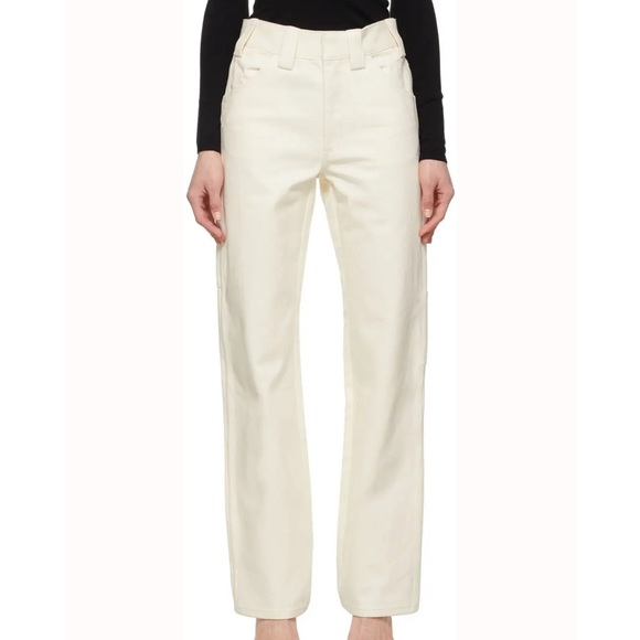 Alexander Wang Off-White Carpenter Trousers - Picture 3 of 4